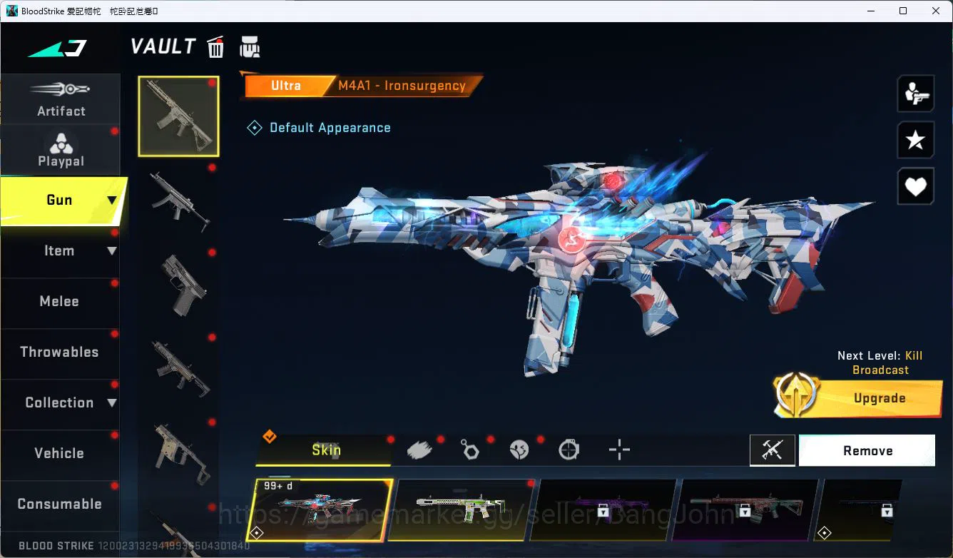 Blood Strike Accounts ASIA|COLLAB=QBZ95,KAR98K|LIMITED=RPK,AR97,MP7|ULTR image 14