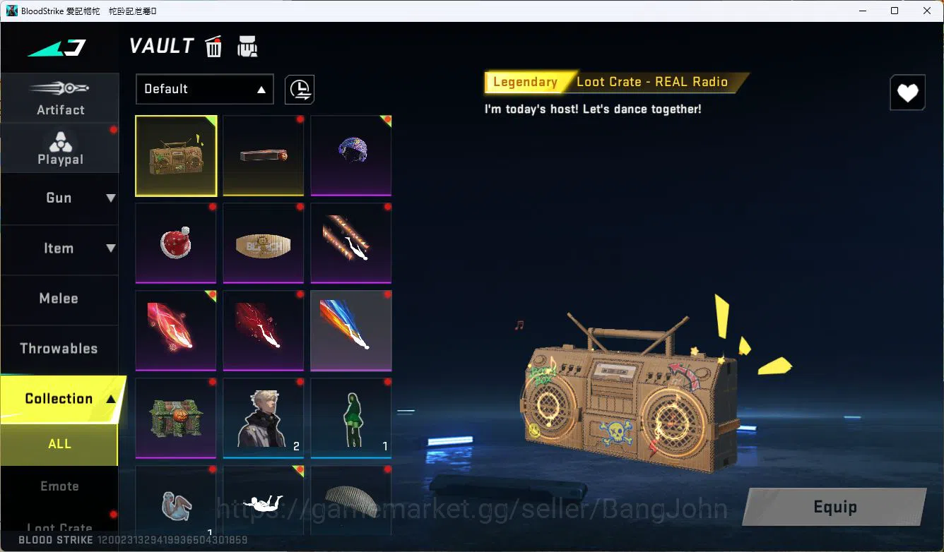 Blood Strike Accounts ASIA|COLLAB=QBZ95,KAR98K|LIMITED=RPK,AR97,MP7|ULTR image 2