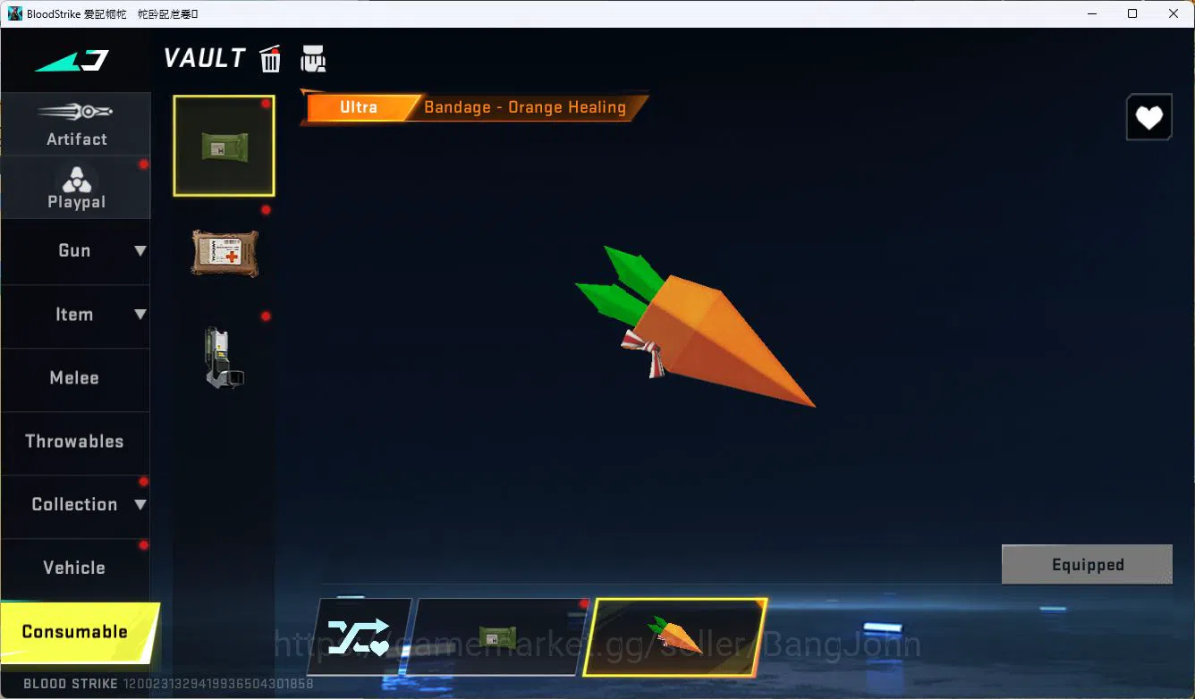 Blood Strike Accounts ASIA|COLLAB=QBZ95,KAR98K|LIMITED=RPK,AR97,MP7|ULTR image 3