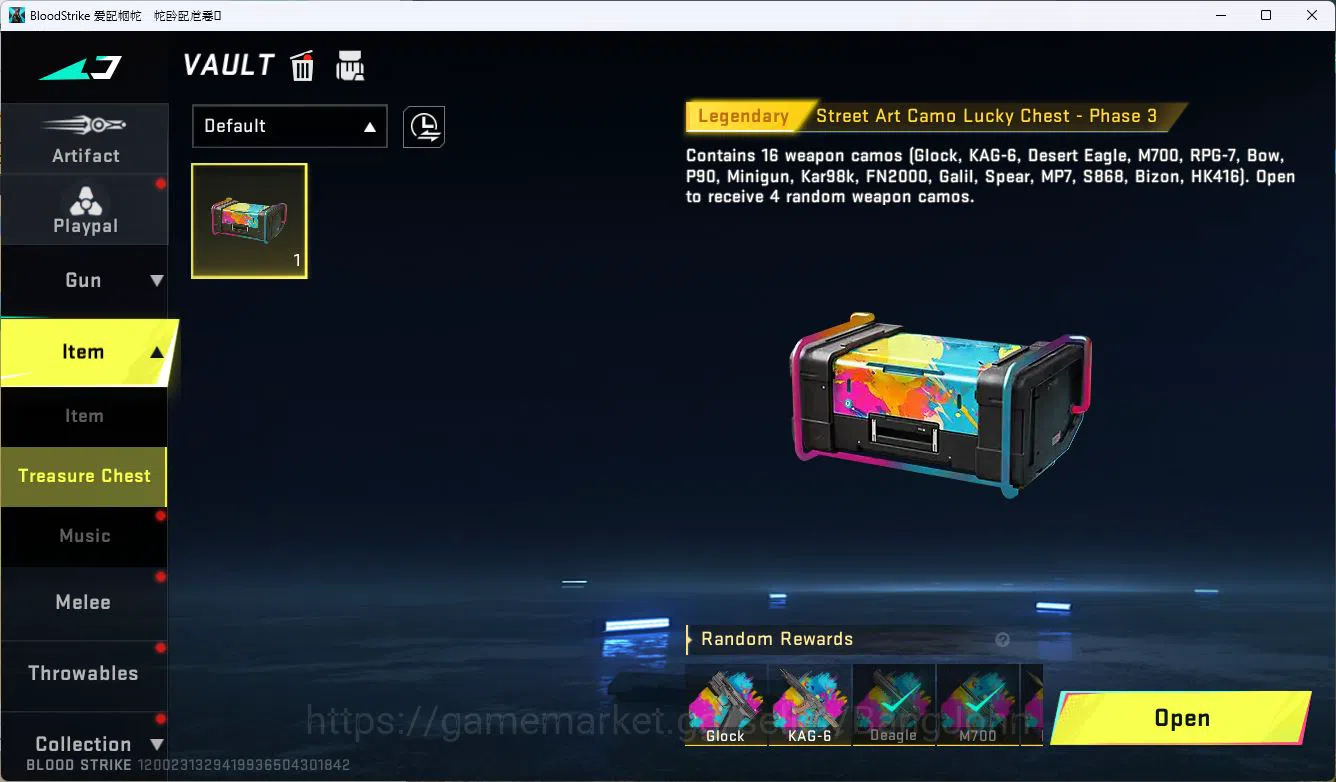 Blood Strike Accounts ASIA|COLLAB=QBZ95,KAR98K|LIMITED=RPK,AR97,MP7|ULTR image 5