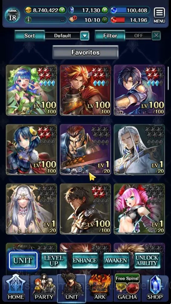 Last Cloudia Accounts Endgame GLOBAL|17K Cryst|Collab (TilithA4,VargasA3,JoshuaA3,Rena L,Arngrim)+(SM Sera,ArchB 1