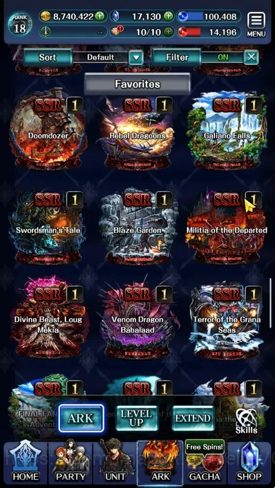 Last Cloudia Accounts Endgame GLOBAL|17K Cryst|Collab (TilithA4,VargasA3,JoshuaA3,Rena L,Arngrim)+(SM Sera,ArchB 10