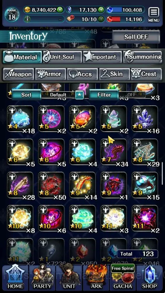 Last Cloudia Accounts Endgame GLOBAL|17K Cryst|Collab (TilithA4,VargasA3,JoshuaA3,Rena L,Arngrim)+(SM Sera,ArchB 18