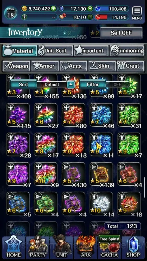 Last Cloudia Accounts Endgame GLOBAL|17K Cryst|Collab (TilithA4,VargasA3,JoshuaA3,Rena L,Arngrim)+(SM Sera,ArchB 19