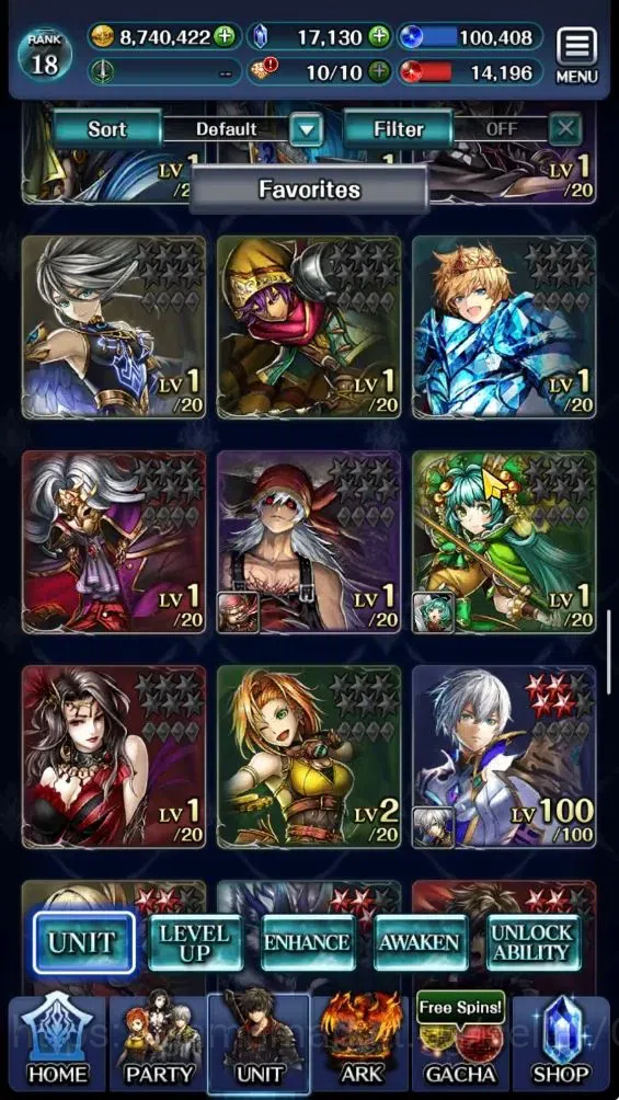 Last Cloudia Accounts Endgame GLOBAL|17K Cryst|Collab (TilithA4,VargasA3,JoshuaA3,Rena L,Arngrim)+(SM Sera,ArchB 5