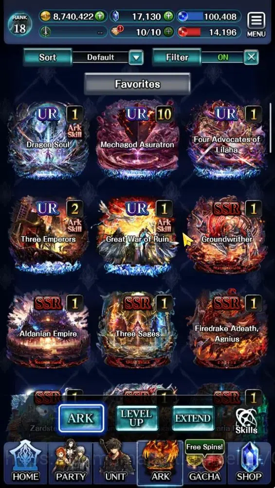 Last Cloudia Accounts Endgame GLOBAL|17K Cryst|Collab (TilithA4,VargasA3,JoshuaA3,Rena L,Arngrim)+(SM Sera,ArchB 7