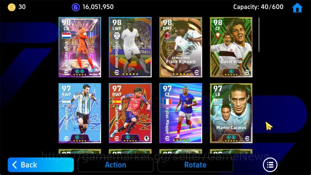 eFootball Accounts Android|BigTime Frank Rijkaard,Epic David Villa,Ka image 4