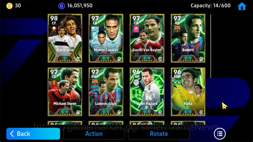 eFootball Accounts Android|BigTime Frank Rijkaard,Epic David Villa,Ka image 8