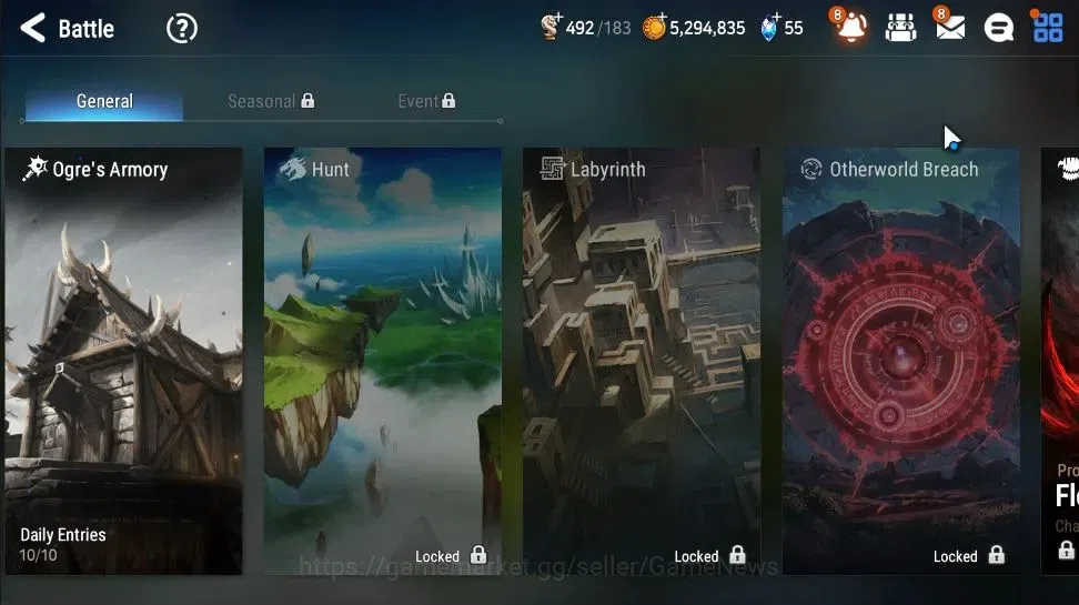 Epic Seven Accounts GLOBAL|UnVerif|2 ML(Rhianna&Luciella,Lionheart Cer image 9