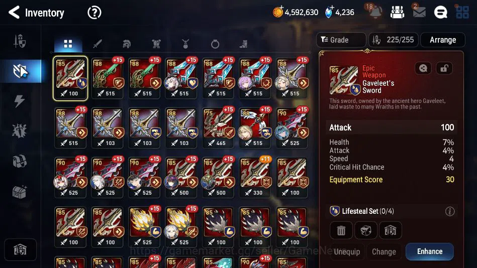 Epic Seven Accounts Mid-Tier ASIA Verif|16 ML(A Tywin,Belian,SP Politis,C Lilias,etc)+Collab(Sol,Ram,Shuna),Etc|4,2 14