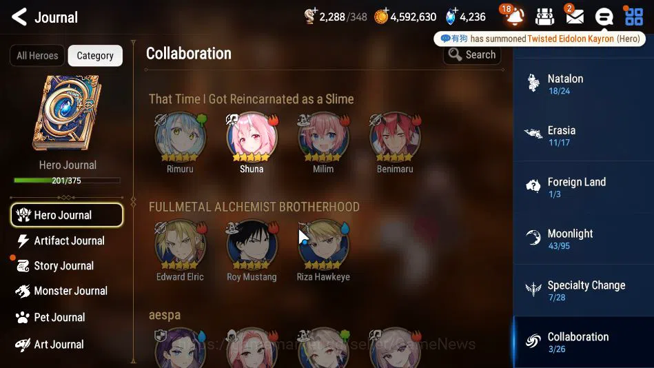 Epic Seven Accounts Mid-Tier ASIA Verif|16 ML(A Tywin,Belian,SP Politis,C Lilias,etc)+Collab(Sol,Ram,Shuna),Etc|4,2 5