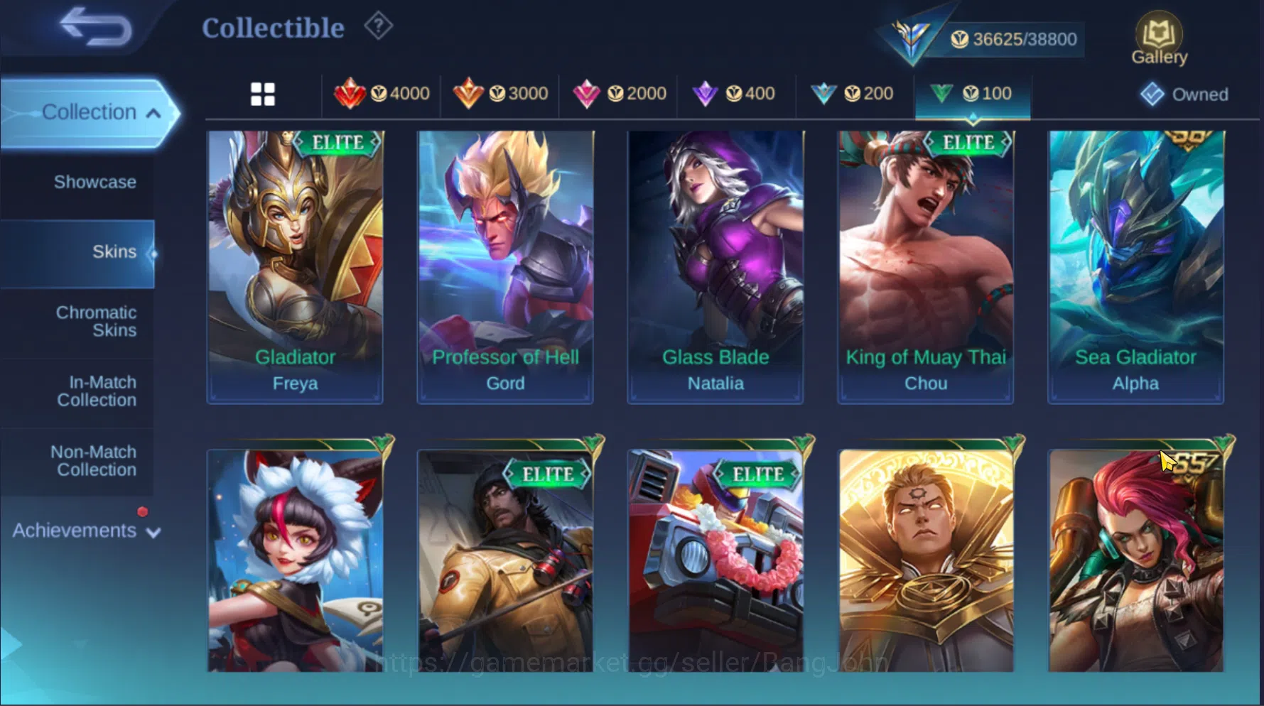 Mobile Legends: Bang Bang Accounts Others Hero 78 | Skin 138 | Emblem Max 1 | Prime Granger | Collector Parsha | Lightborn 12