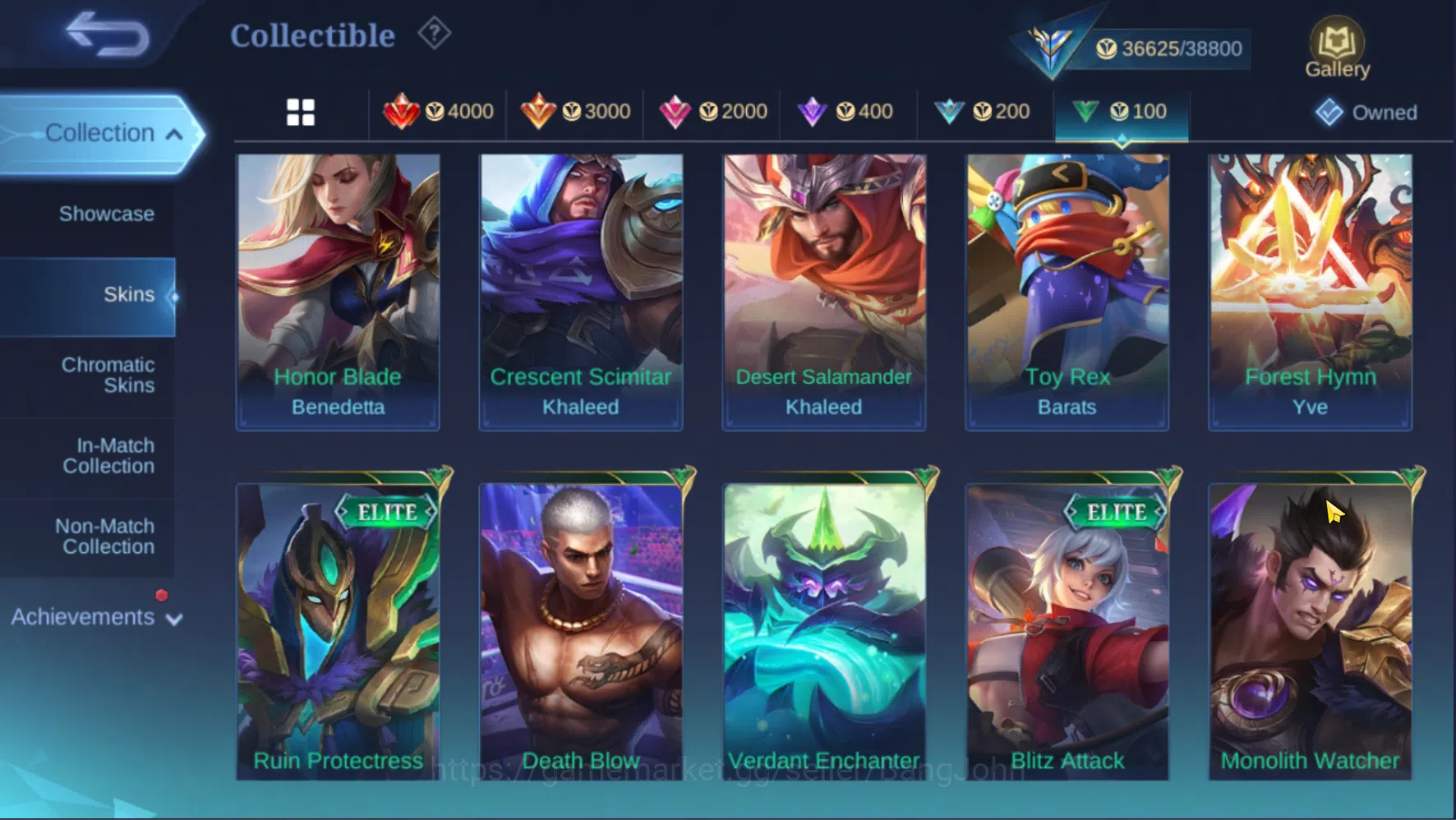 Mobile Legends: Bang Bang Accounts Others Hero 78 | Skin 138 | Emblem Max 1 | Prime Granger | Collector Parsha | Lightborn 14