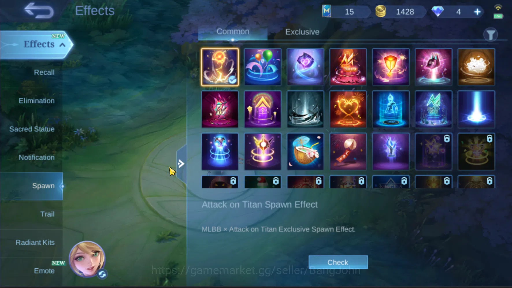 Mobile Legends: Bang Bang Accounts Others Hero 78 | Skin 138 | Emblem Max 1 | Prime Granger | Collector Parsha | Lightborn 16