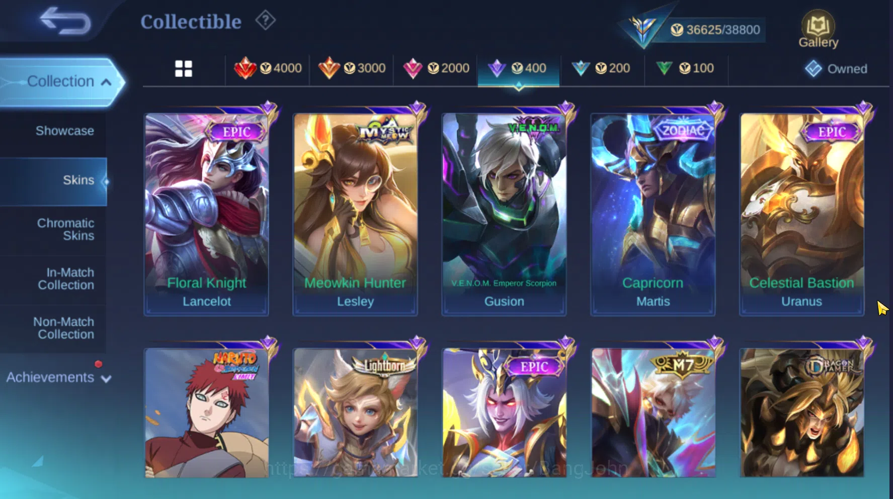 Mobile Legends: Bang Bang Accounts Others Hero 78 | Skin 138 | Emblem Max 1 | Prime Granger | Collector Parsha | Lightborn 8