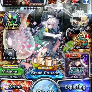 Grand Summoners Accounts Others Global | Rank 51 | Buccaneer Captain Azel,Youmu Konpaku | Detail Check SS GS363B