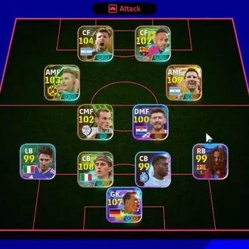 eFootball Accounts Legends & Iconic Players Android|Big Time Lionel Messi|8 Epic Fabio Cannavaro,Sergio Aguero,Marco Reus|3