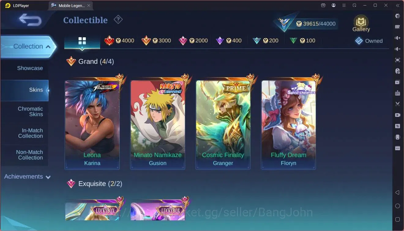 Mobile Legends: Bang Bang Accounts Global|Hero 63|Skin 123|Expert|Prime Granger,Narut image 9