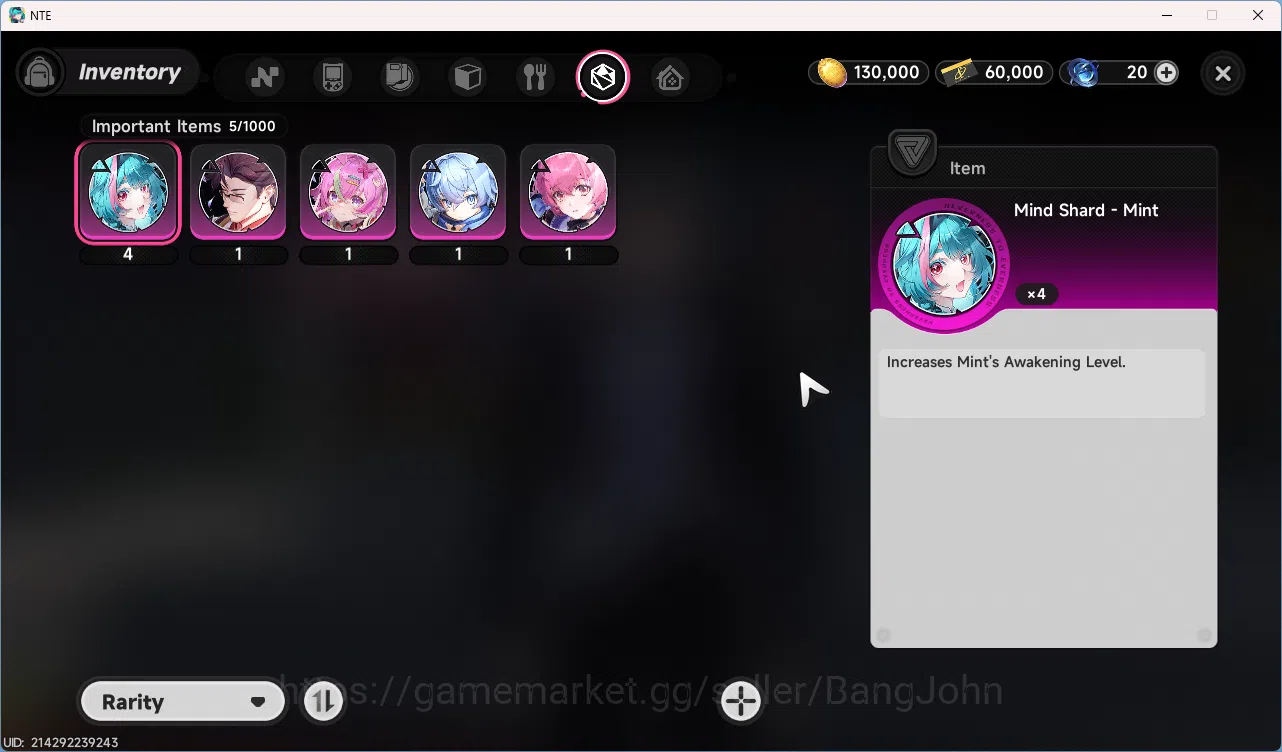 Neverness to Everness Accounts America | Starter Lvl 3 | 2 S Nanally, Sakiri + 6  image 5