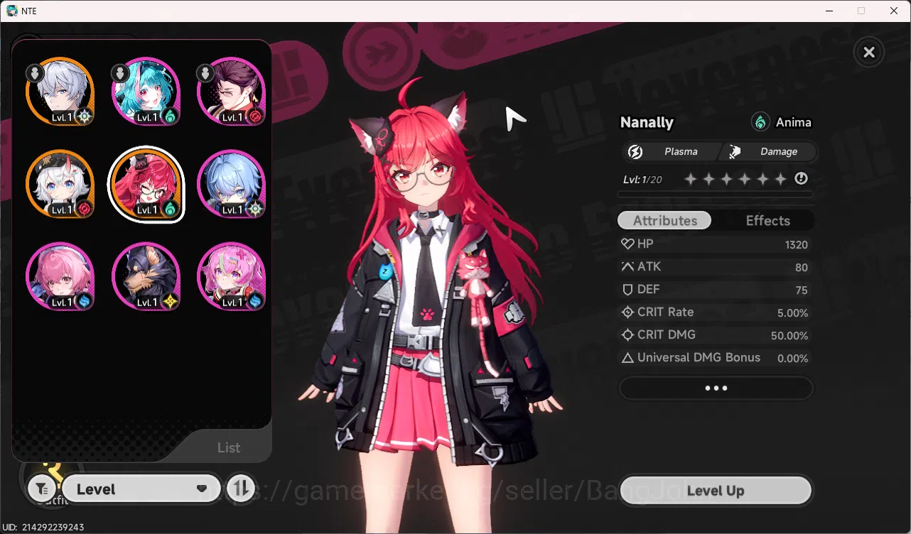 Neverness to Everness Accounts America | Starter Lvl 3 | 2 S Nanally, Sakiri + 6  image 9