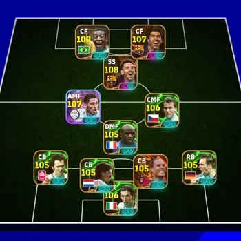 eFootball Accounts High-End Mobile |Power 3301|Bigtime Messi, Big time suarez, Big time vin dijk|Epic pele|Showtime
