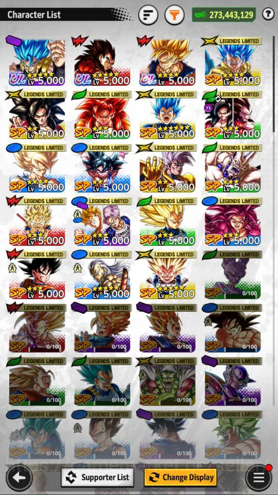 273M Total Power|LV161|3 UL+ 16 LL|SS God Gogeta,SS Goku,SS4 Vegeta|Android|CheckSS(DBL960) Dragon Ball Legends Accounts Starter 273M Total Power|LV161|3 UL+ 16 LL|SS God Gogeta,SS Goku,SS4