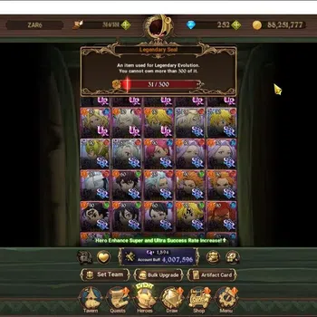 The Seven Deadly Sins: Grand Cross Accounts Endgame GLOBAL|4M CC|252 DM|4 LR+8 UR+Collab Gachiakuta|LostV