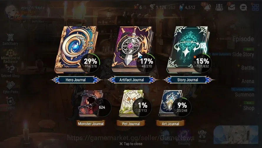 Epic Seven Accounts GLOBAL|UnVerif|6 ML(BM Haste, Belian, WOTM Tenebri image 3