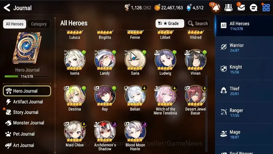 Epic Seven Accounts GLOBAL|UnVerif|6 ML(BM Haste, Belian, WOTM Tenebri image 6