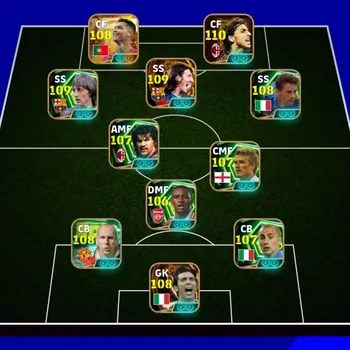 eFootball Accounts Meta Player =\[100+ Paid Cards\]= | Collective 3334+ | Messi 110 | Ibrahimovic 110 | Cruyff 109 | Ronaldo