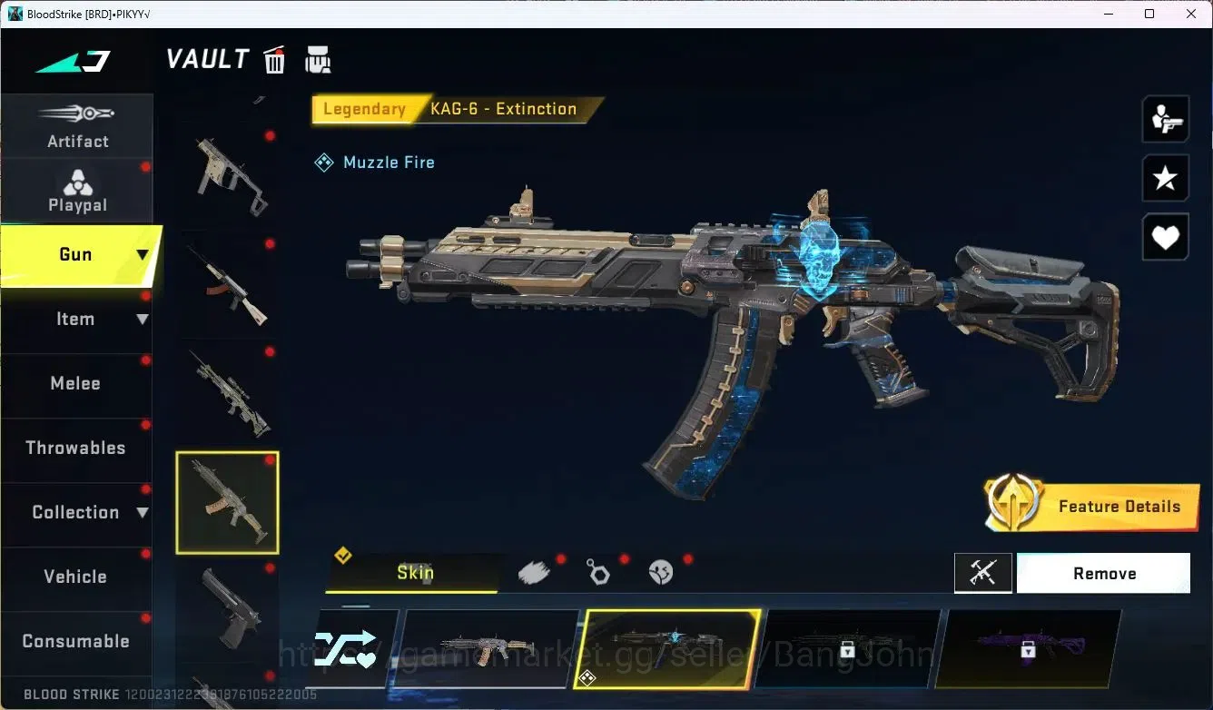 Blood Strike Accounts ASIA | 2 7DS: Kar98K,QBZ95|1 ULTRA MELEE|1 ULTRA E image 6