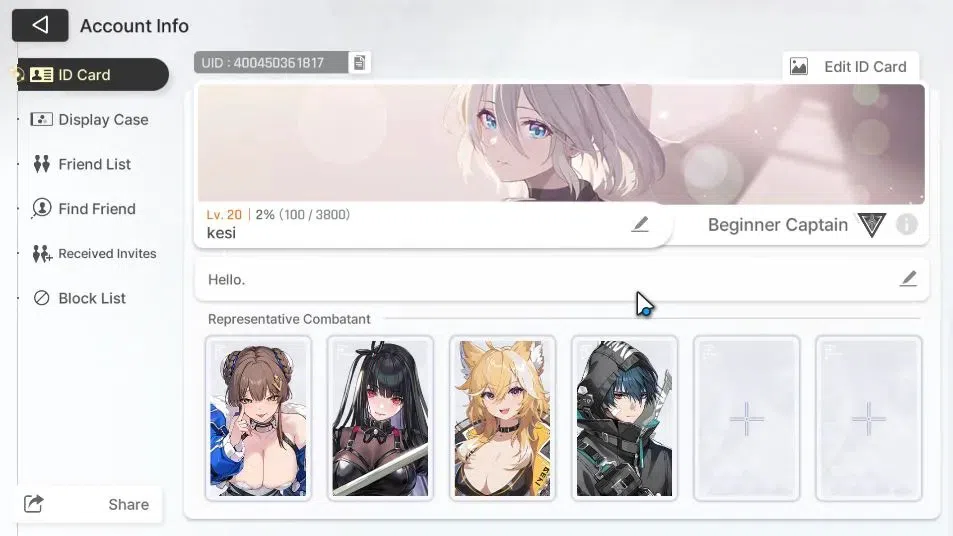 Chaos Zero Nightmare Accounts GLOBAL Lv 40|5 SSR[Yuki+Sign,Adelheid,RinM1,Magna, image 2