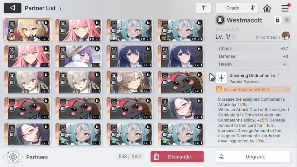 Chaos Zero Nightmare Accounts GLOBAL Lv 40|5 SSR[Yuki+Sign,Adelheid,RinM1,Magna, image 6