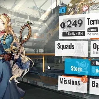 Arknights High-End Lvl 24|61 OP + 1 Outfit|75,3K Orundum + 109 Origin image 1