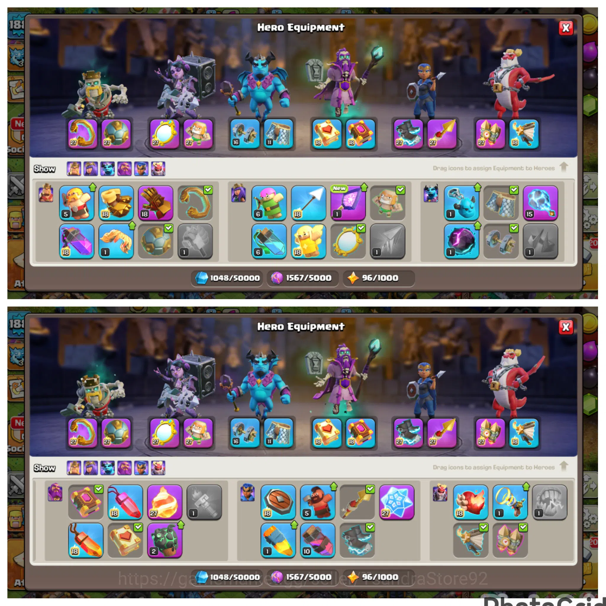 Clash of Clans Accounts High-End FLASH SALE TH 18 LVL 188 MAXED FASE 2|4 HERO MAXED|EPIC MANY MAX|WALL MAXED|NC FREE|STAR 3