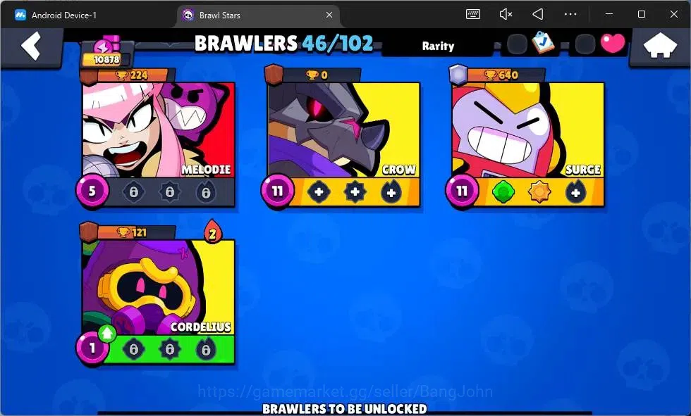 Brawl Stars Accounts Android | 10878 Thropy|46 Brawler|1 Max Hypercharg image 10