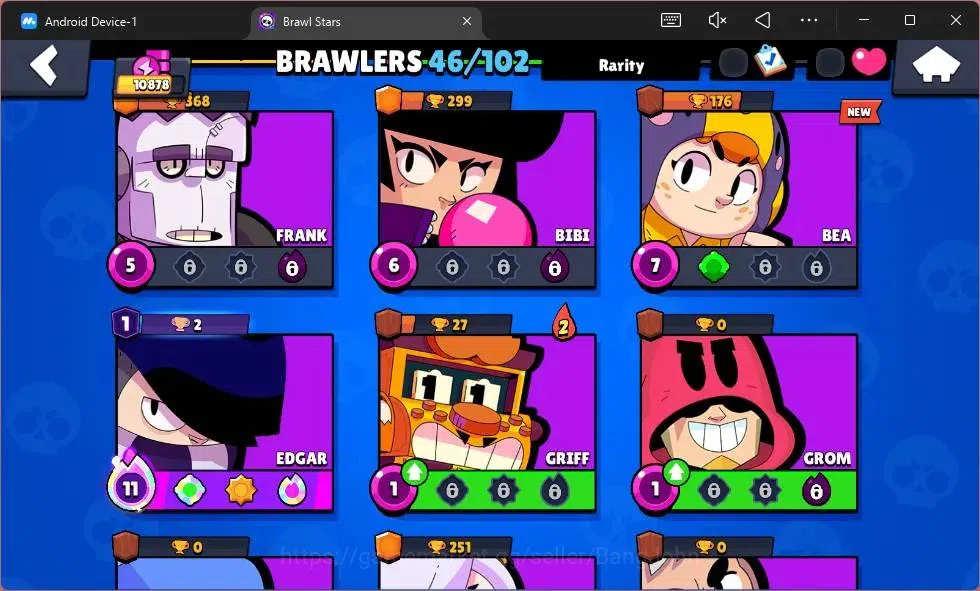Brawl Stars Accounts Android | 10878 Thropy|46 Brawler|1 Max Hypercharg image 13