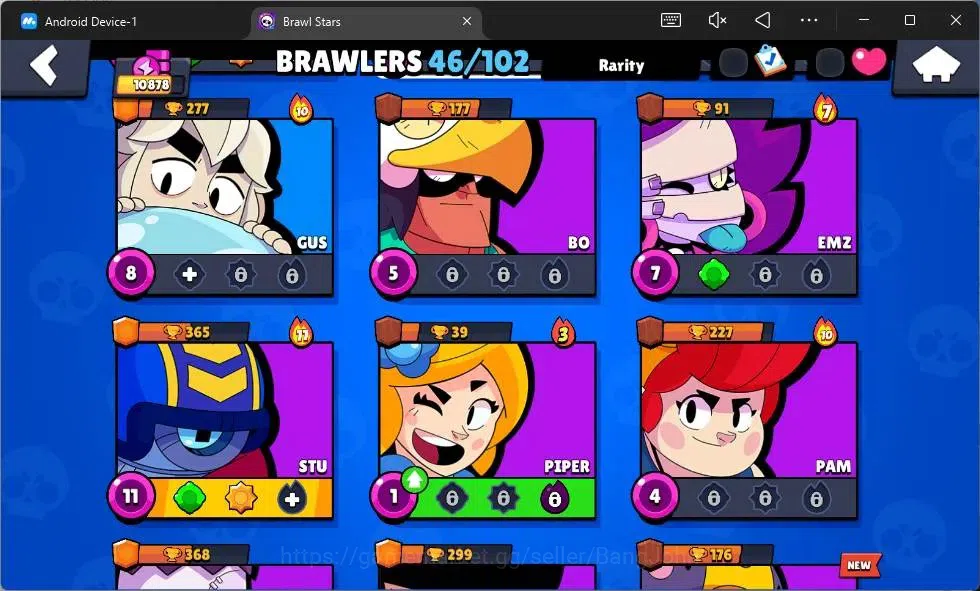 Brawl Stars Accounts Android | 10878 Thropy|46 Brawler|1 Max Hypercharg image 14