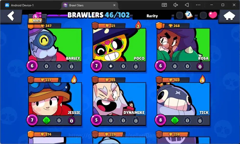 Brawl Stars Accounts Android | 10878 Thropy|46 Brawler|1 Max Hypercharg image 16