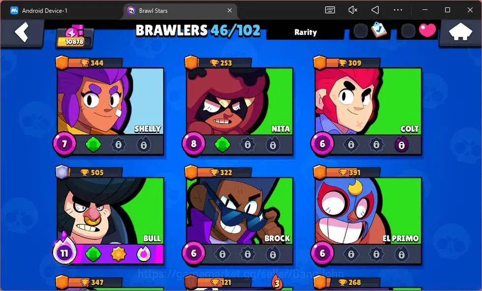 Brawl Stars Accounts Android | 10878 Thropy|46 Brawler|1 Max Hypercharg image 17