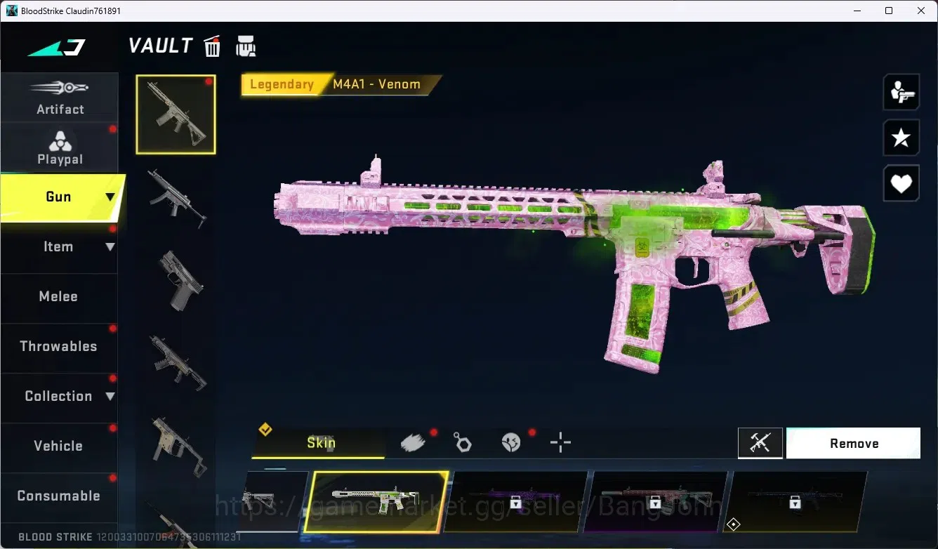 Blood Strike Accounts ASIA|Collab Gun MCX - EVA-00|3 Legend Gun|Collab E image 2