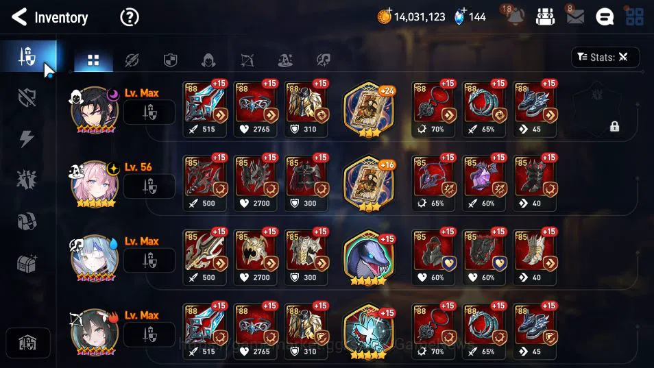 Epic Seven Accounts GBL Unverif|New Era|7 ML(LOTScales,Har setti,WOTM  image 12