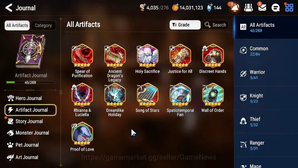 Epic Seven Accounts GBL Unverif|New Era|7 ML(LOTScales,Har setti,WOTM  image 13