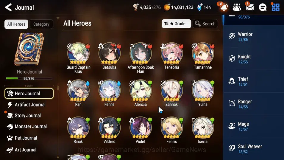 Epic Seven Accounts GBL Unverif|New Era|7 ML(LOTScales,Har setti,WOTM  image 15