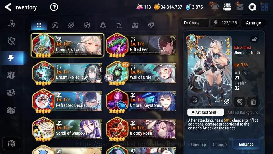 Epic Seven Accounts High-End Global Unverif | 9 ML(Straze,NC Landy,Notos,SE Celine,LC Bellona)|PoH+Bless ON|SS 3.1K|Gold 15