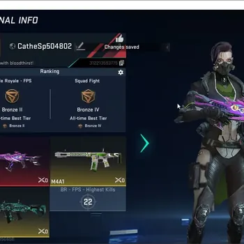 Blood Strike Accounts Starter ASIA STARTER|ETERNAL: Galil-Blight's Embrace Lv2 | 4 LEGENDARY Guns | 1 ULTRA Skin Chest