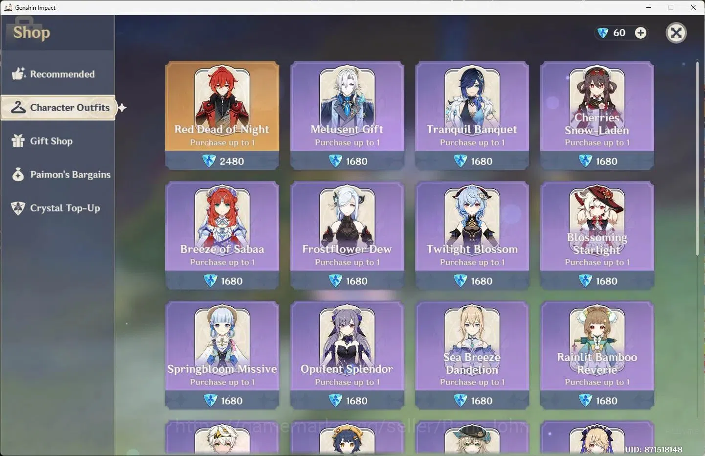 Genshin Impact Accounts Asia|AR 56|7 Limit|Sangonomiya Kokomi,Nahida,Yae M image 6