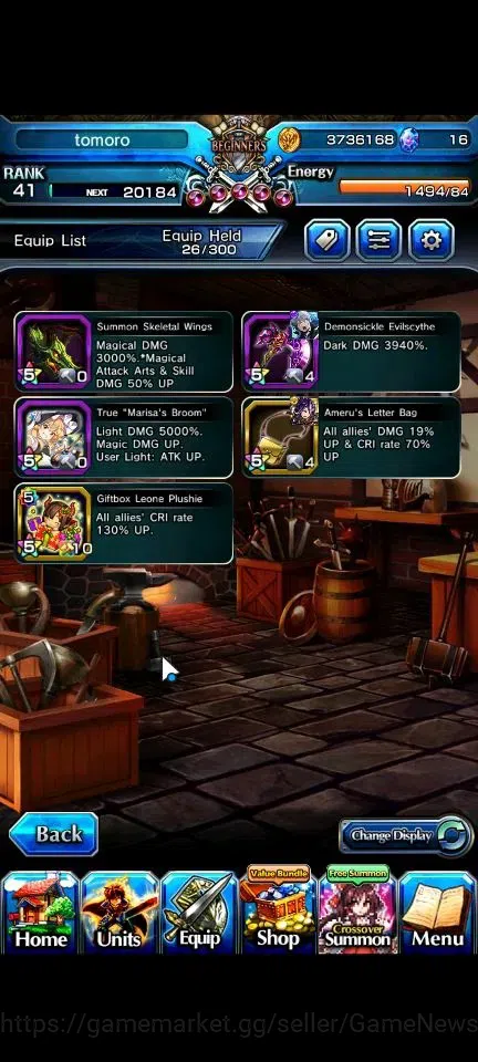 Grand Summoners Accounts Global|Rank 41 | 3 Ascend + 1 TW| 2 TW | M Kirisam image 6