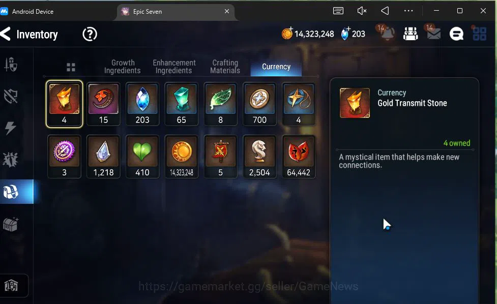 Epic Seven Accounts GLOBAL Unverif|New Era|5 ML(Salome,SP Politis,Arch image 6