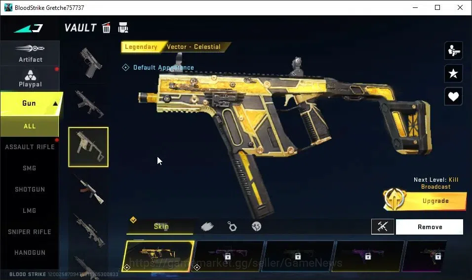 Blood Strike Accounts ASIA|Starter|ULTRA ETHAN-Raid Mask|4 Legendary[P90 image 5